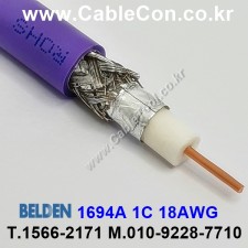 BELDEN 1694A 007(Violet) RG-6/U 벨덴 1M