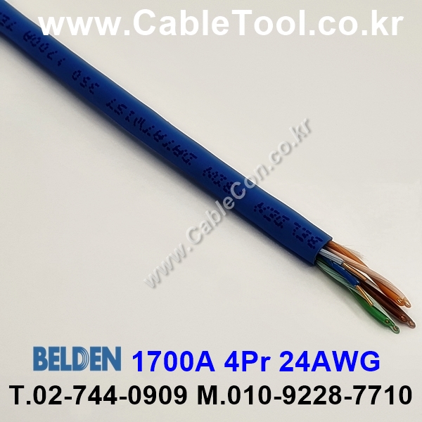 BELDEN 1700A 006(Blue) Cat5e U/UTP 벨덴 1M