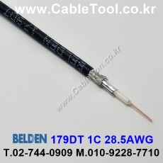 BELDEN 179DT 010(Black) 300M, 벨덴 RG179