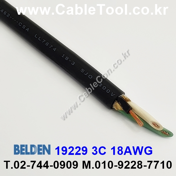 BELDEN 19229 파워 벨덴 1미터, Audio Power Cable