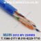 BELDEN 2412 006(Blue) Cat 6+(550MHz), U/UTP 벨덴 1M