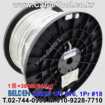 BELDEN 3082F T5U(Gray) DeviceNet Thick. High-Flex Type 벨덴 300M