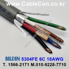 BELDEN 5304FE 008(Gray) 6C 18AWG 벨덴 150M