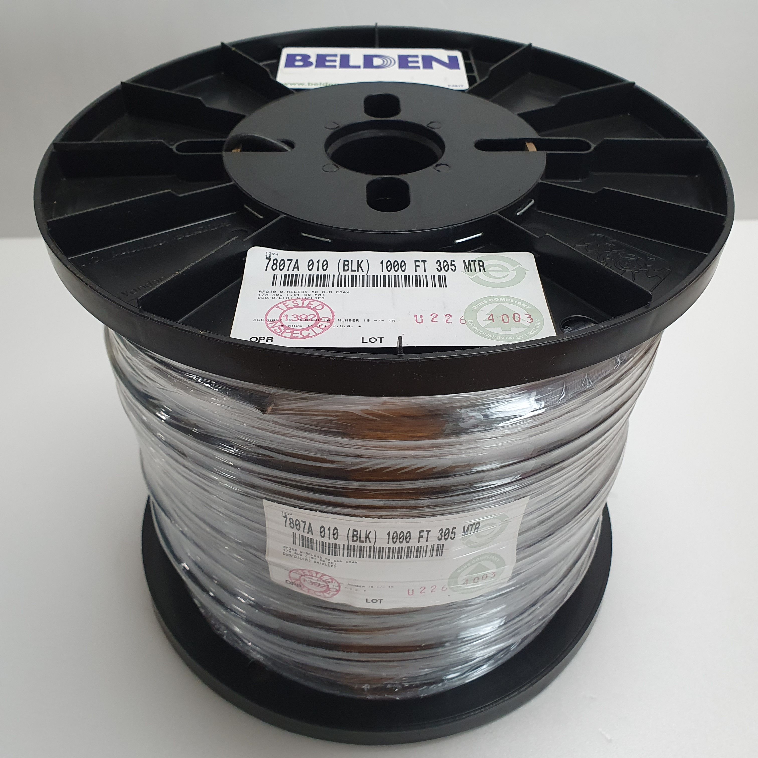 BELDEN 7807A (300미터) 벨덴케이블 RG58, RF 200 (LMR-200)
