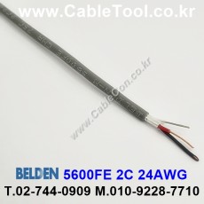 BELDEN 5600FE (300미터) 벨덴케이블 2C 24AWG